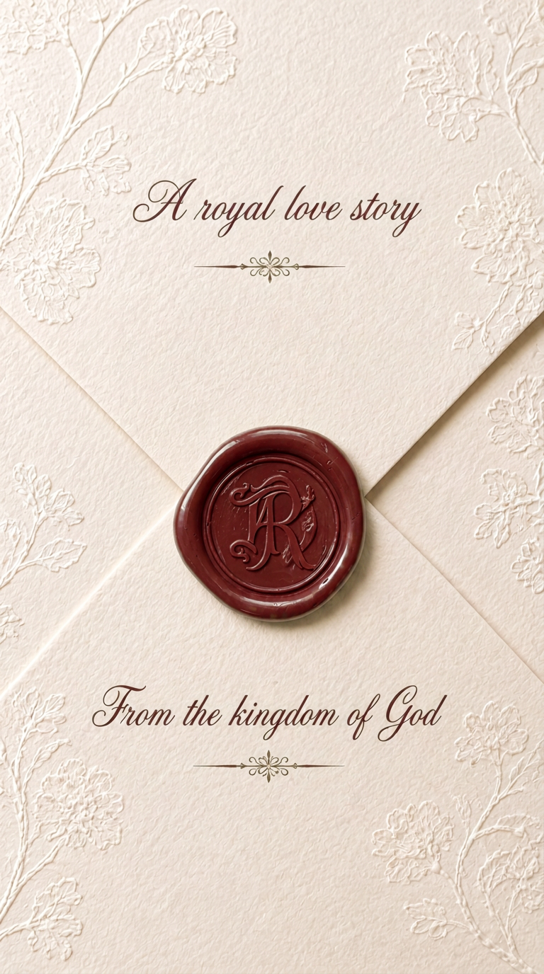 Sealed royal invitation for Richard and Anita